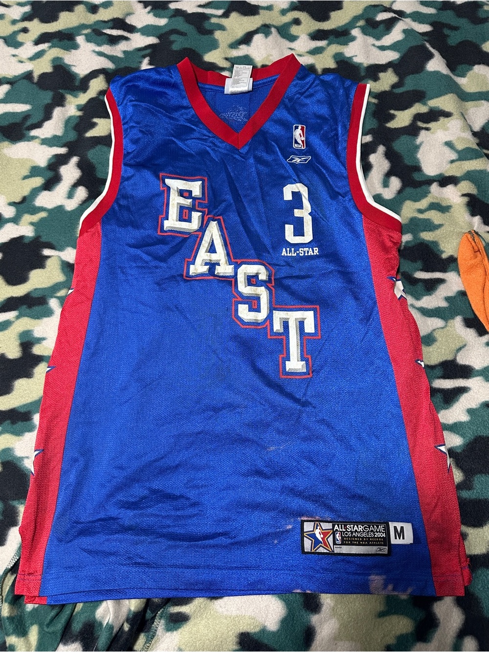 Reebok Ben Wallace #3 East All-Star Jersey